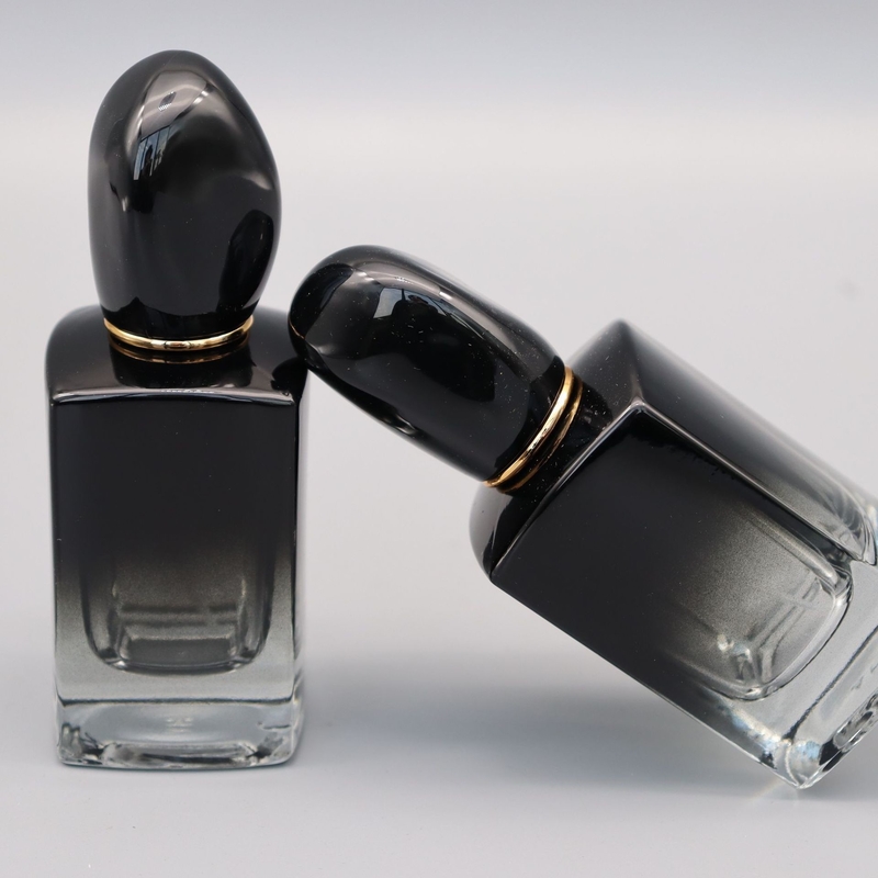 50ML Perfume Gradually Black Spray Bottle Square Shape Rectangle