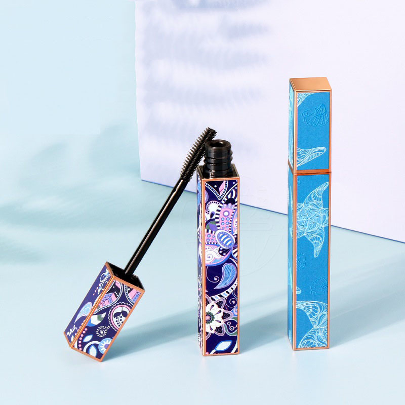Dia 17mm  Broken Hair Finishing Square Mascara Tube Cosmetic Packaging 10ml