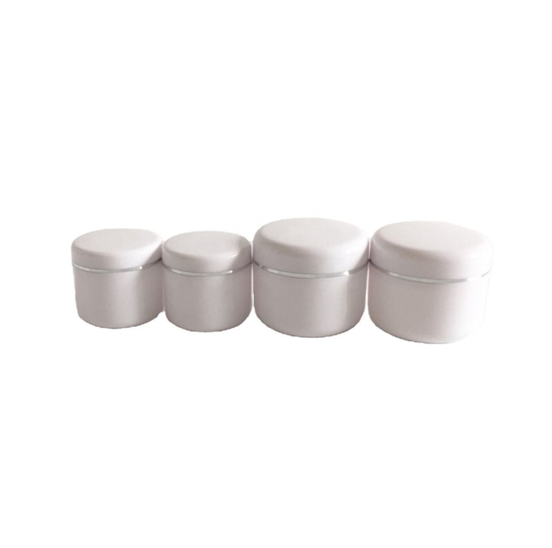 Recyclable Acrylic Plastic 50ml Face Cream Jars Screen Printing